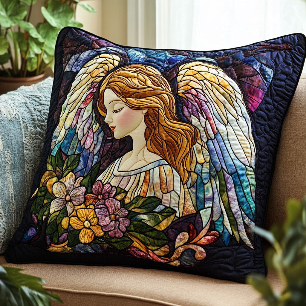 Peaceful Angel Quilt Pillow Case Trendy Pillow Case Set for Home Makeover
