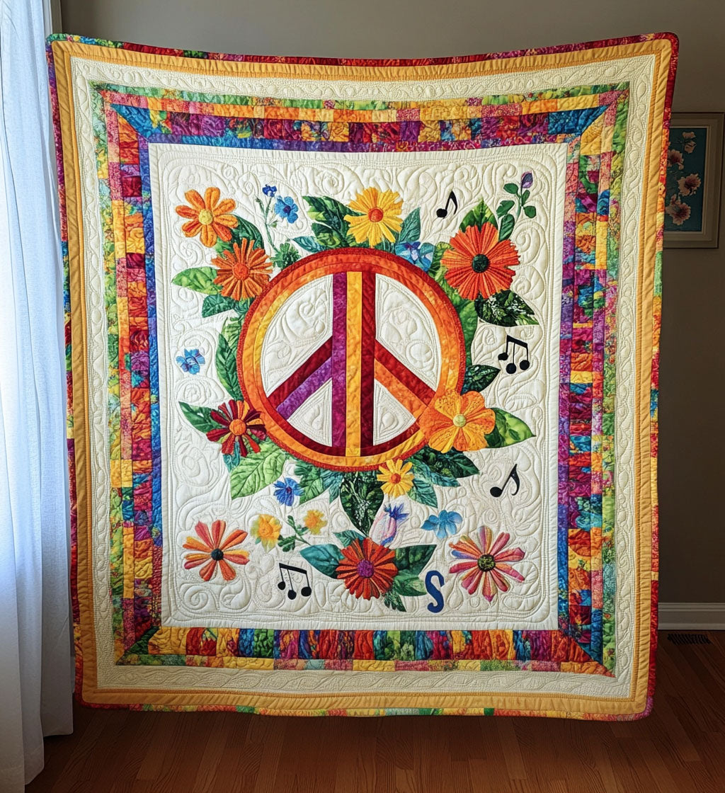 Peaceful Harmony Quilted Blanket Cute Blankets For Teens