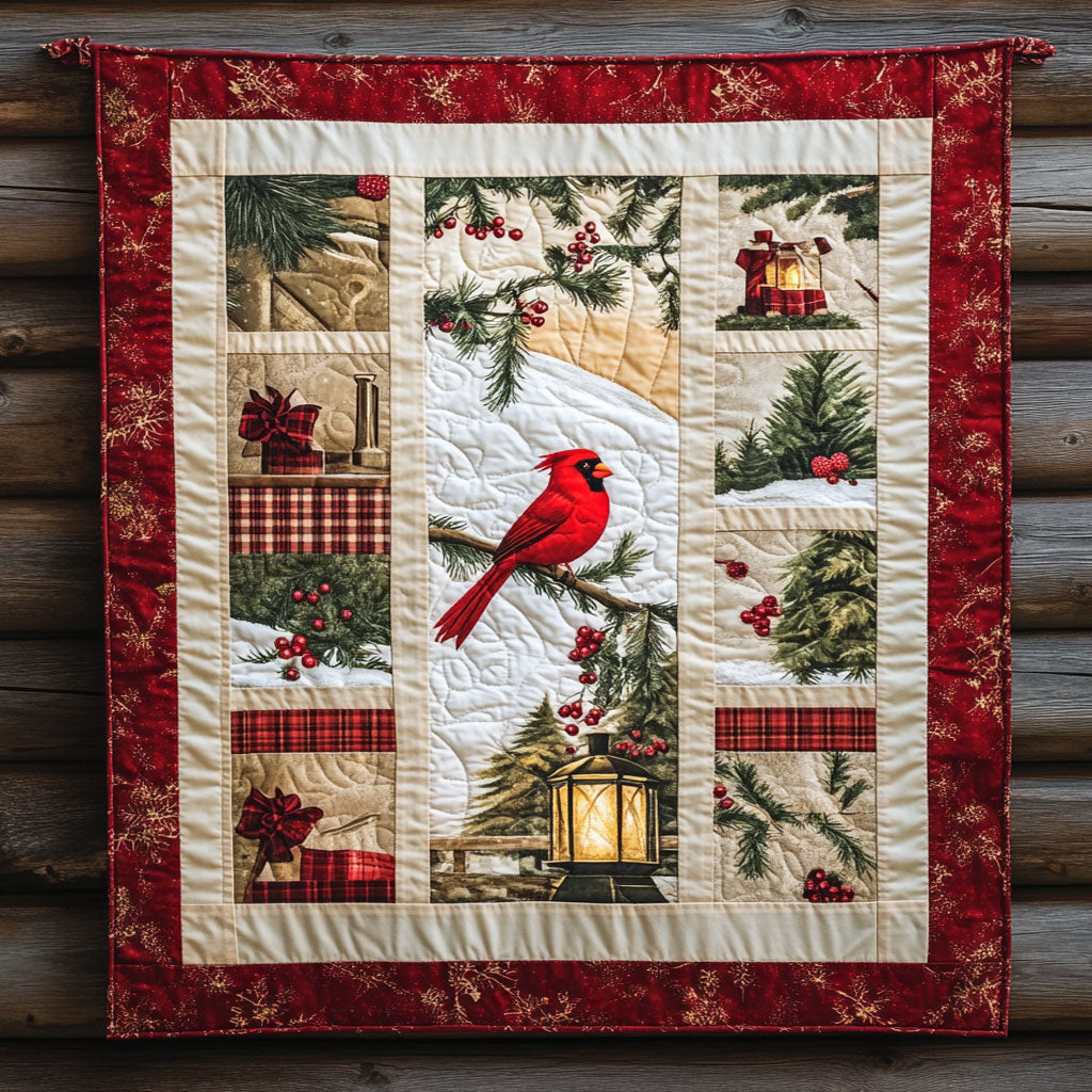 Peaceful Night Cardinal Quilt Blanket Cardinal Blankets And Throws Christmas Presents For Mother In Law