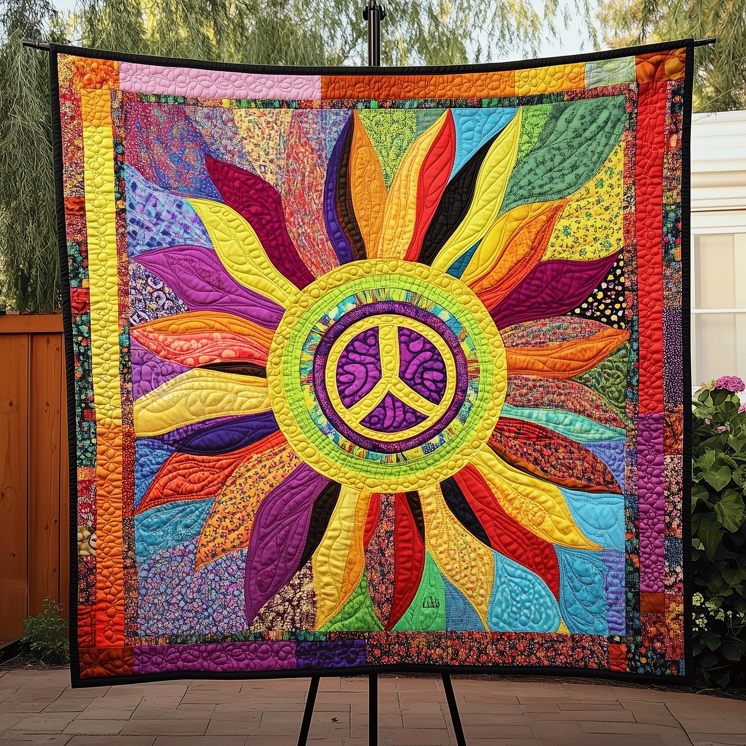 Peaceful Petals Quilted Blanket Christmas Gifts For Parents
