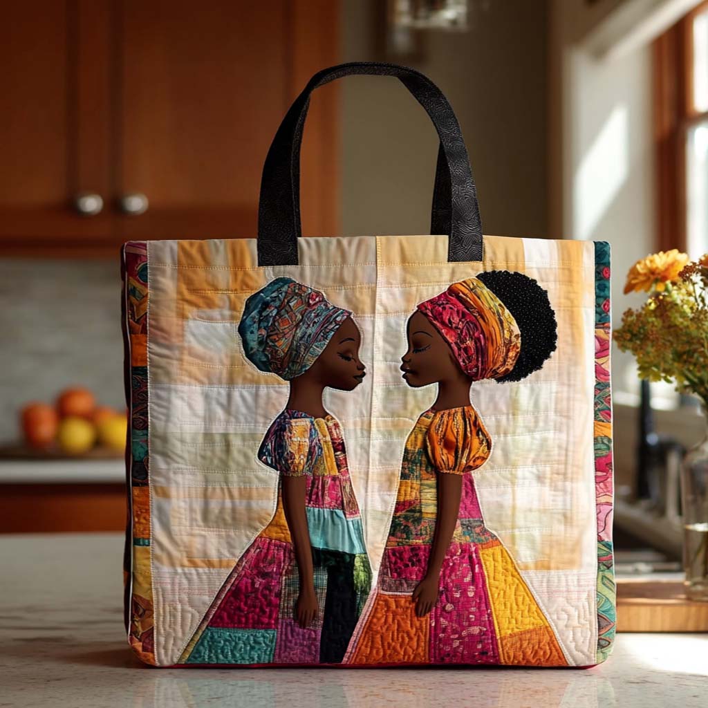 Peaceful Play Quilted Tote Bag Best African American Gifts
