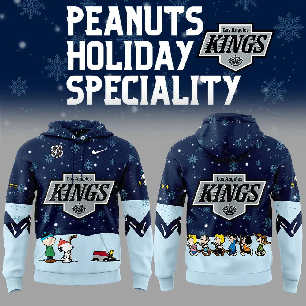 Peanuts Characters Los Angeles Kings Hockey Hoodie Gift For Basketball Lovers