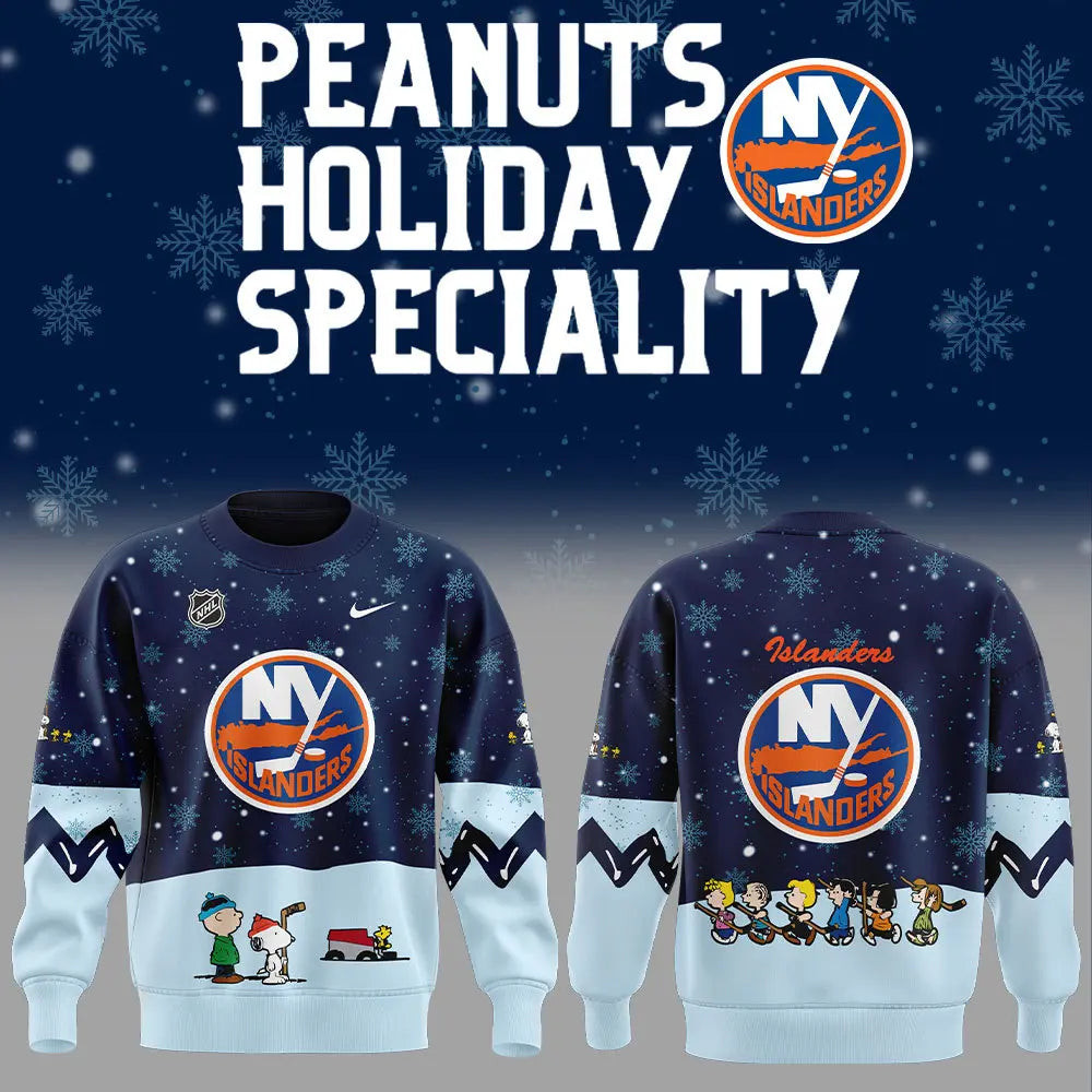 Peanuts Characters New York Islanders Sweatshirt Hockey Lovers Gifts