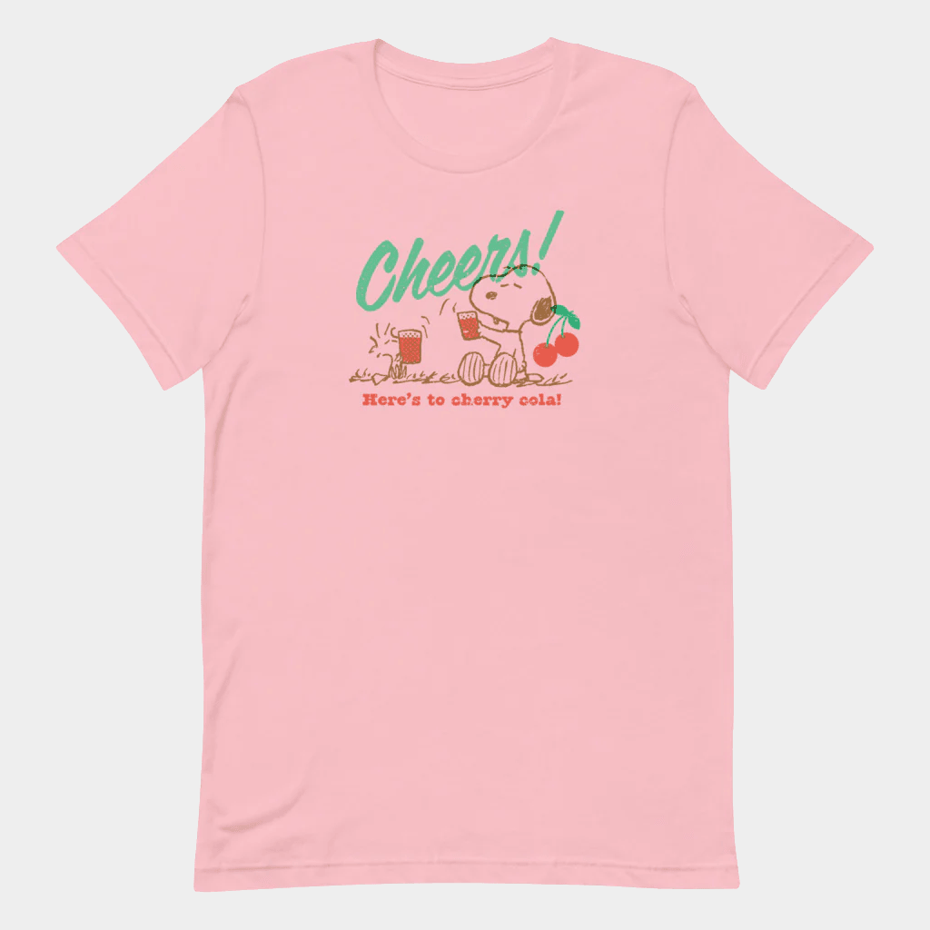Peanuts Merch Peanuts Cheers T-Shirt Gift Ideas For Sister
