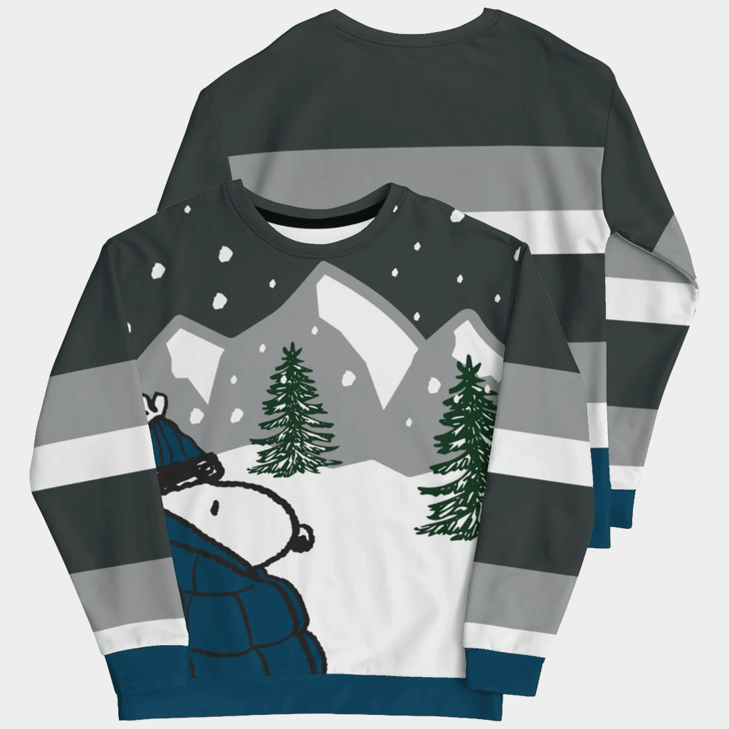 Peanuts Merch Peanuts Snoopy Puffer Sweatshirt Birthday Present For Son