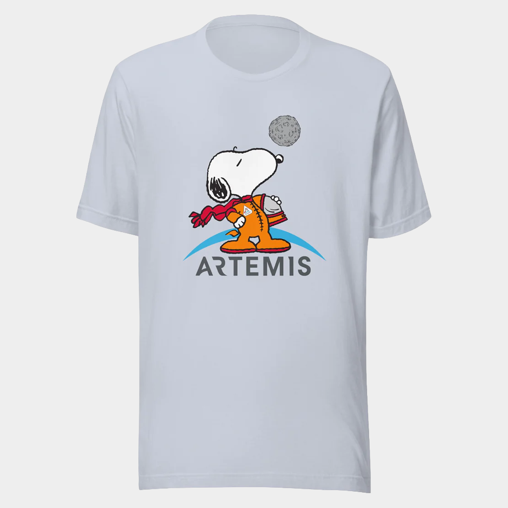 Peanuts Merch Snoopy Artemis T-Shirt Best Gifts For Husband