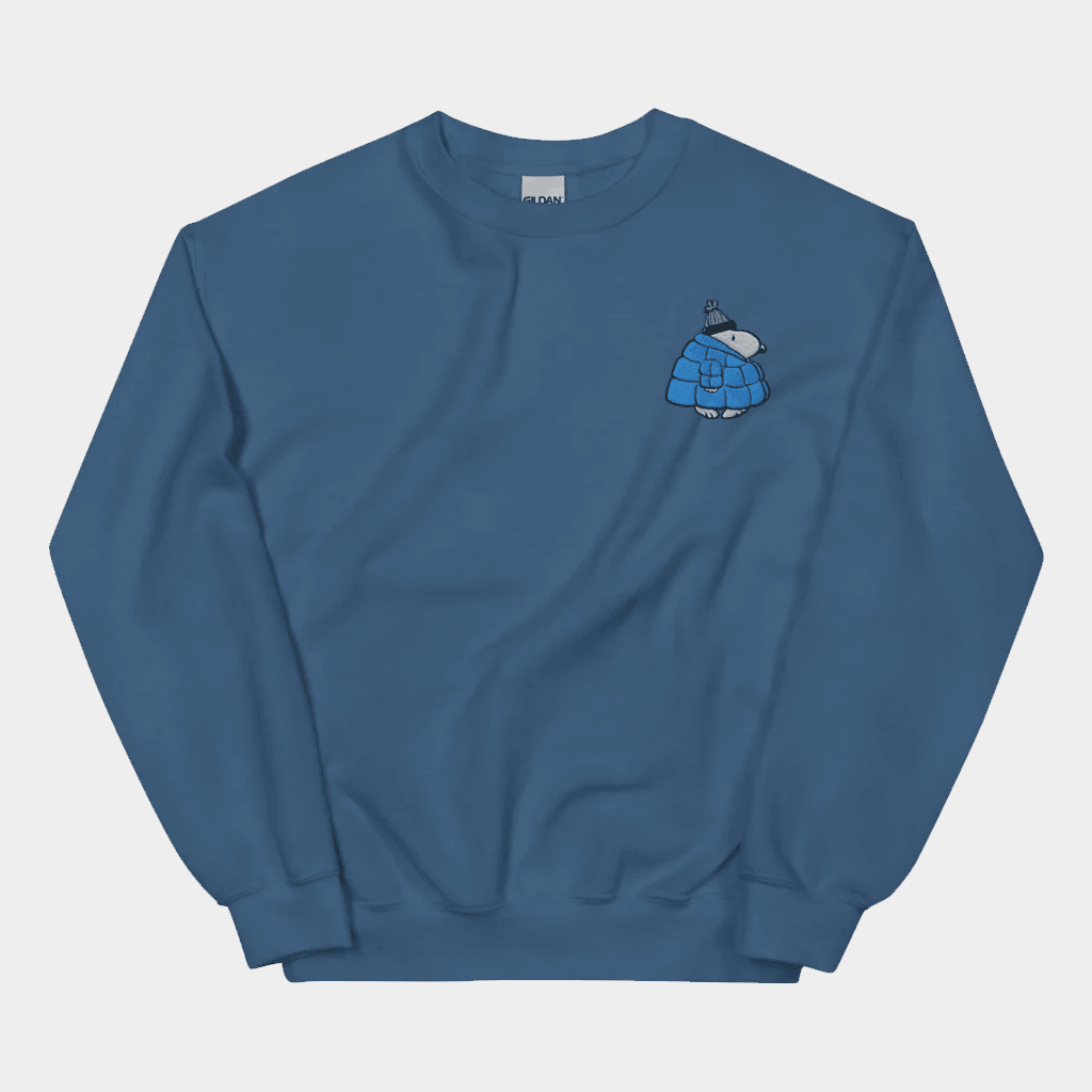 Peanuts Merch Snoopy Puffer Crewneck Sweatshirt Gift Ideas For Him