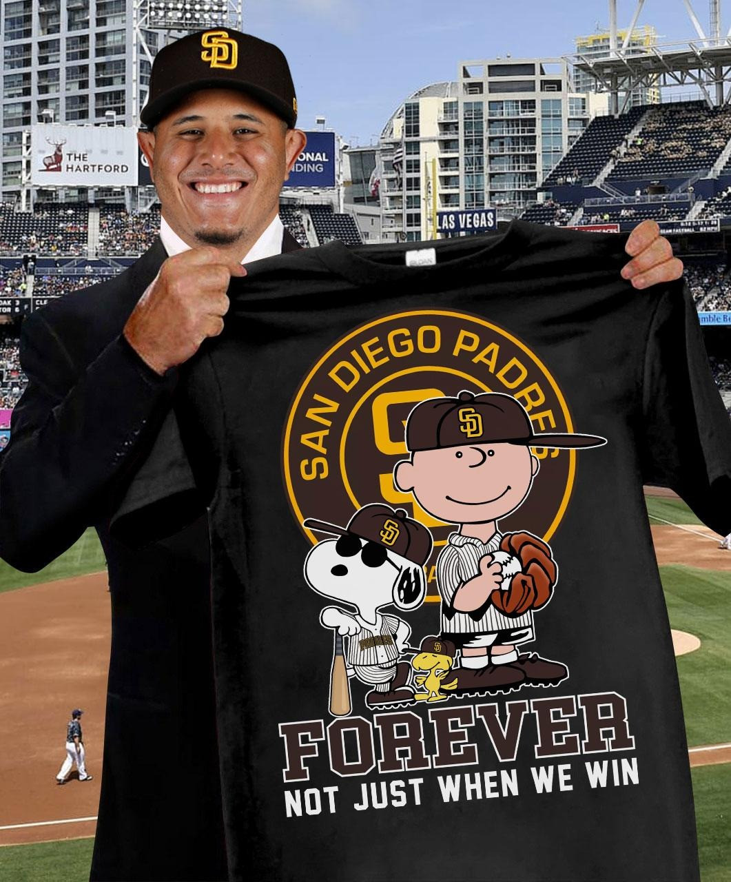 Peanuts San Diego Padres FOREVER Not Just When We Win T-Shirt Gifts For Padres True Fans