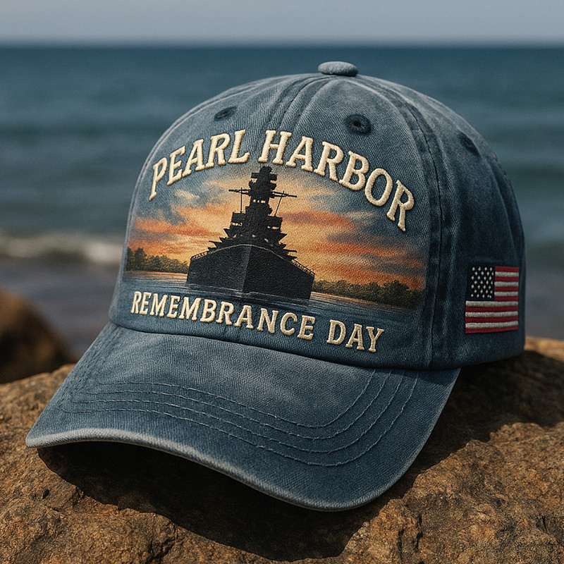 Pearl Harbor Hero Commemorative Hat Remembrance Day Navy Baseball Cap Veteran Tribute Gifts