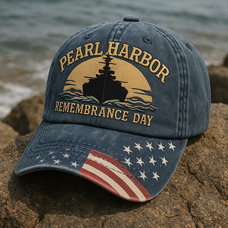 Pearl Harbor Hero Hat Remembrance Day American Flag Cap Perfect Gifts For Father