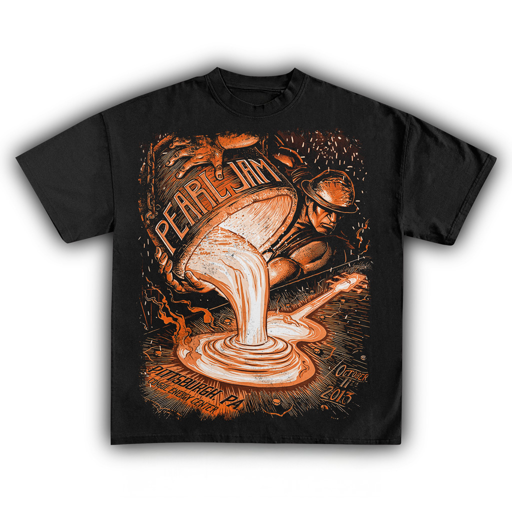 Pearl Jam Even Flow T-Shirt Black Pearl Jam Merch Christmas Gifts For Fans