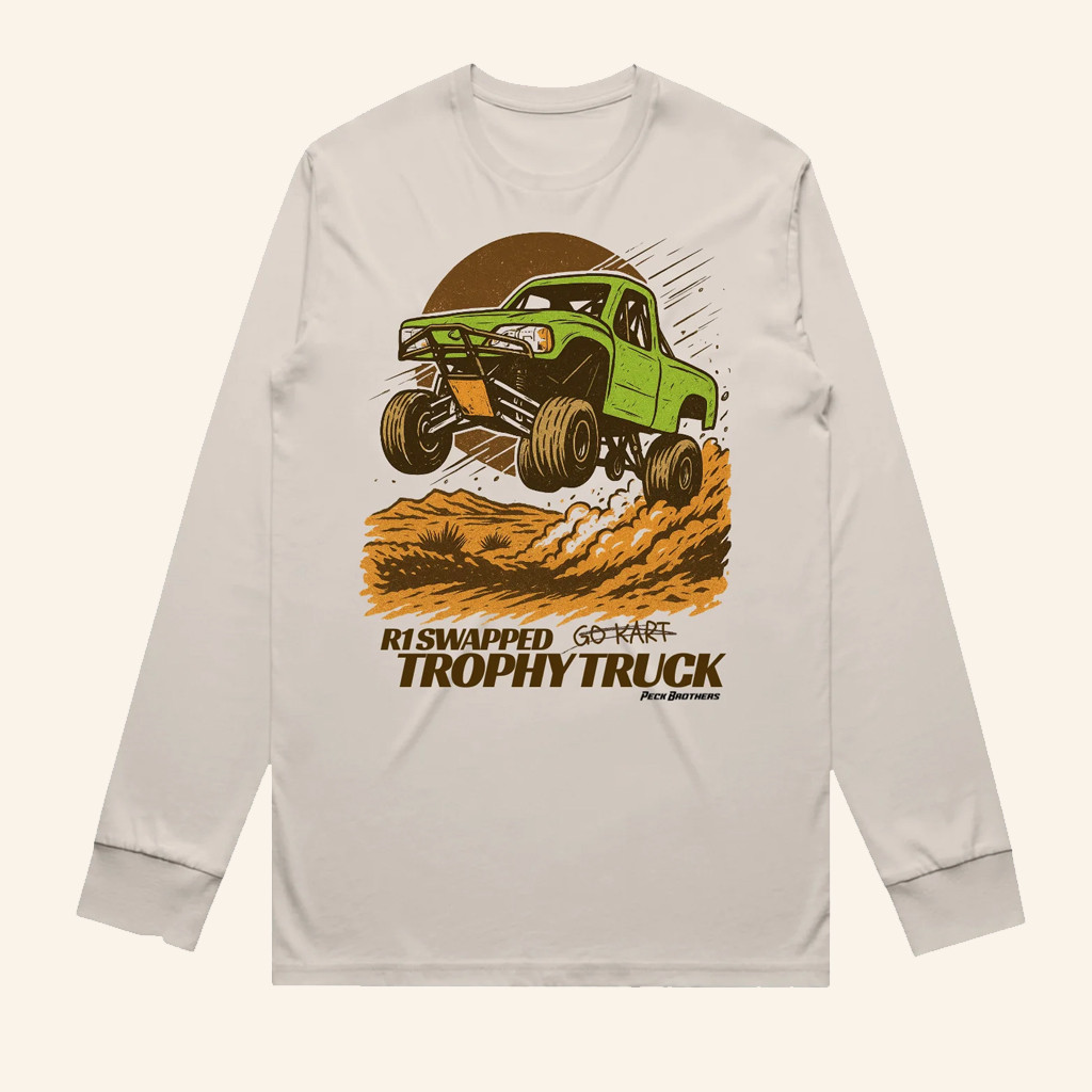 Peck Brothers Offroad Merch Trophy Truck Long Sleeve T-Shirt Gifts For Dad Peck Brothers Offroad Merch Trophy Truck Long Sleeve T-Shirt Gifts For Dad