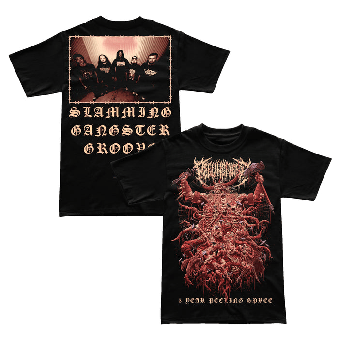 Peeling Flesh Merch 3 Year Peeling Spree T-Shirt Peeling Flesh Band Merch Cool Fan Gifts
