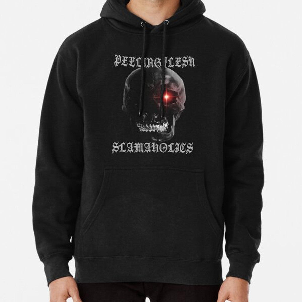 Peeling Flesh Merch Black Peeling Flesh Slamaholics Hoodie Presents For Music Lovers