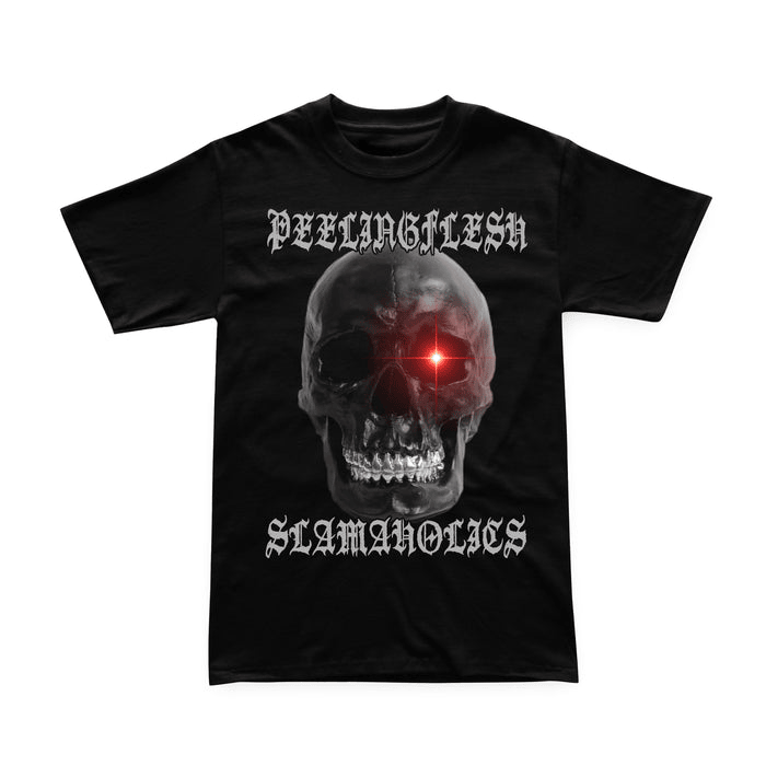 Peeling Flesh Merch Skull Slamaholics T-Shirt Peeling Flesh Band Merch Fan Gifts For Him