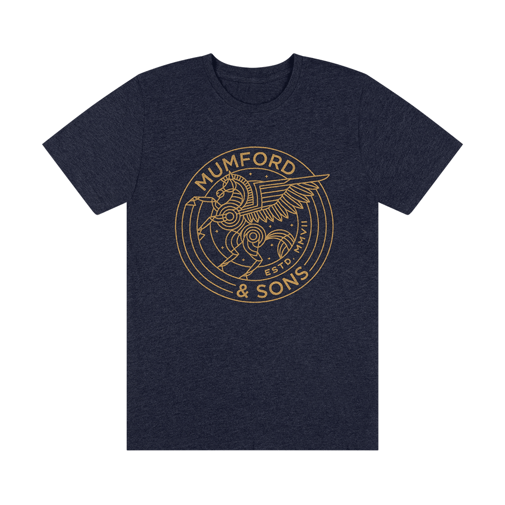 Pegasus Print Shirt Mumford And Sons Merch Music Lovers Gift Idea Navy Band Tee Pegasus Print Shirt Mumford And Sons Merch Music Lovers Gift Idea Navy Band Tee
