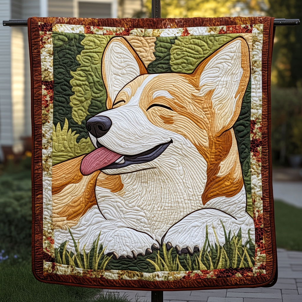 Pembroke Perfection Quilted Blanket Dog And Owner Gift Ideas