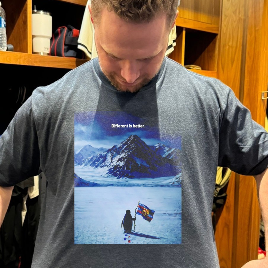 Penguin Barcelona Different Is Better T-Shirt Football Fan Gift Ideas