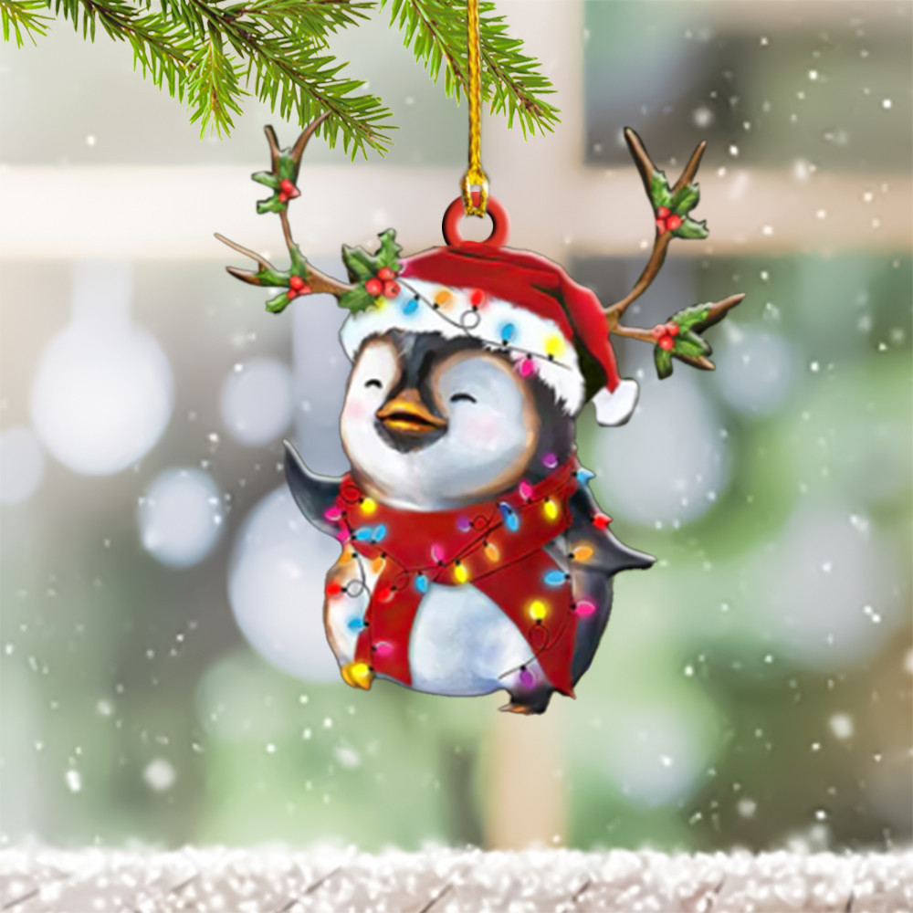 Penguin Ornament Penguin Christmas Ornament 2024 Xmas Tree Decoration