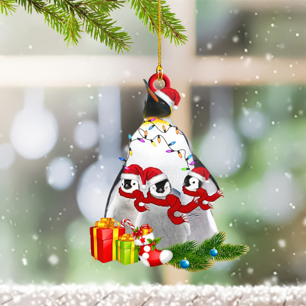 Penguins Ornament Penguin Family Ornament 2024 Decoration Gift Ideas