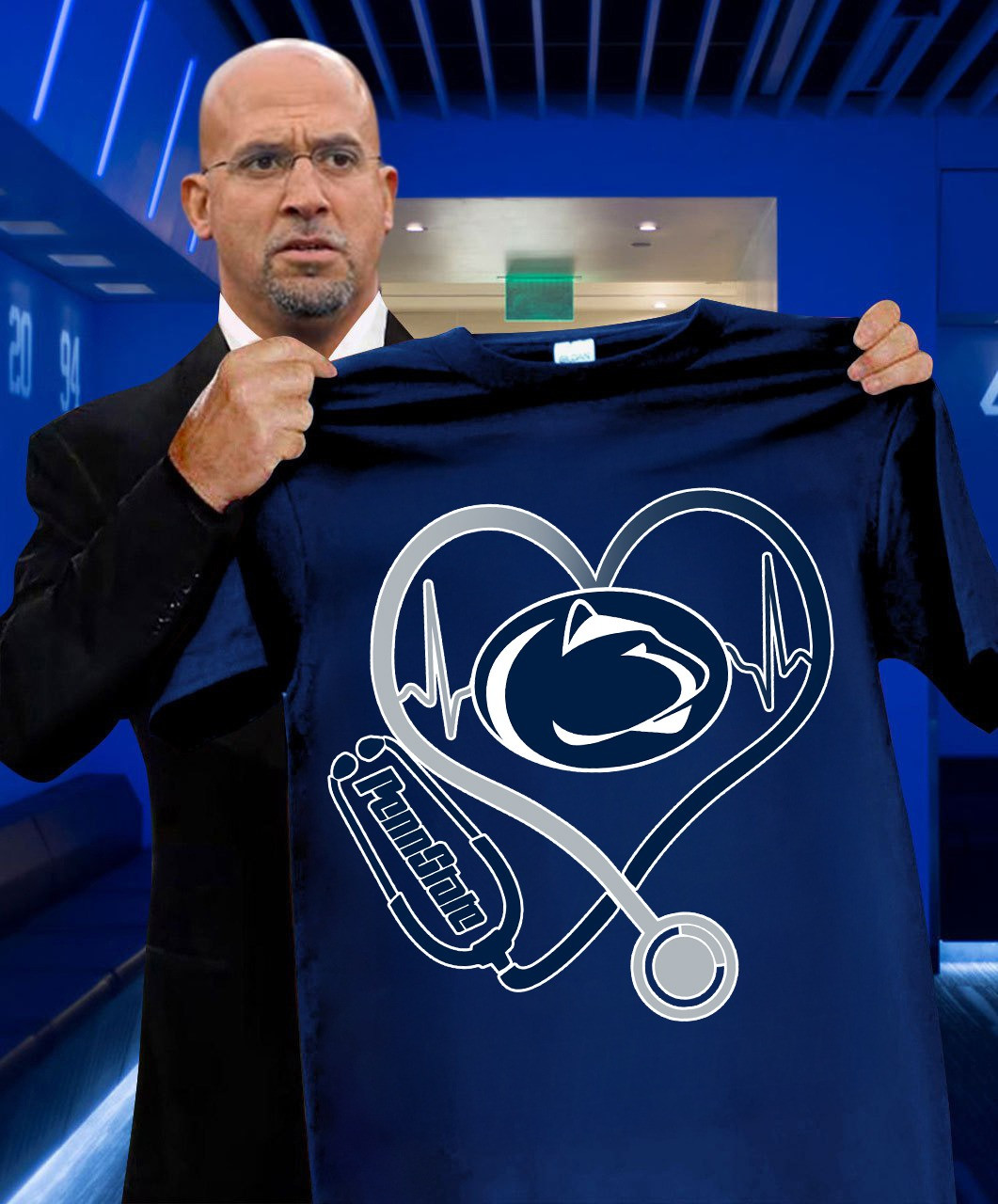 Penn State Nittany Lions Nurses Night T-Shirt Honor Nurses Day Gifts For Football Fans