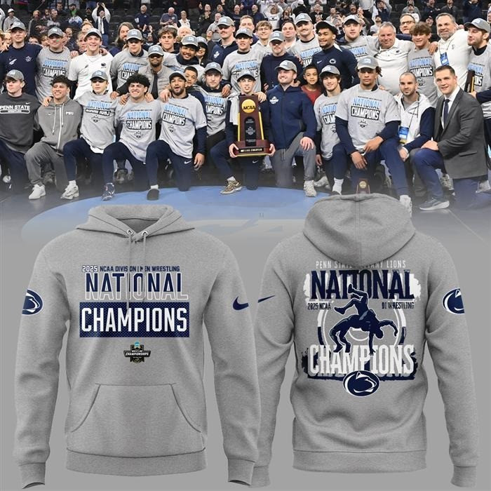 Penn State Nittany Lions Wrestling National Champions Hoodie Best Gifts For Football Fans