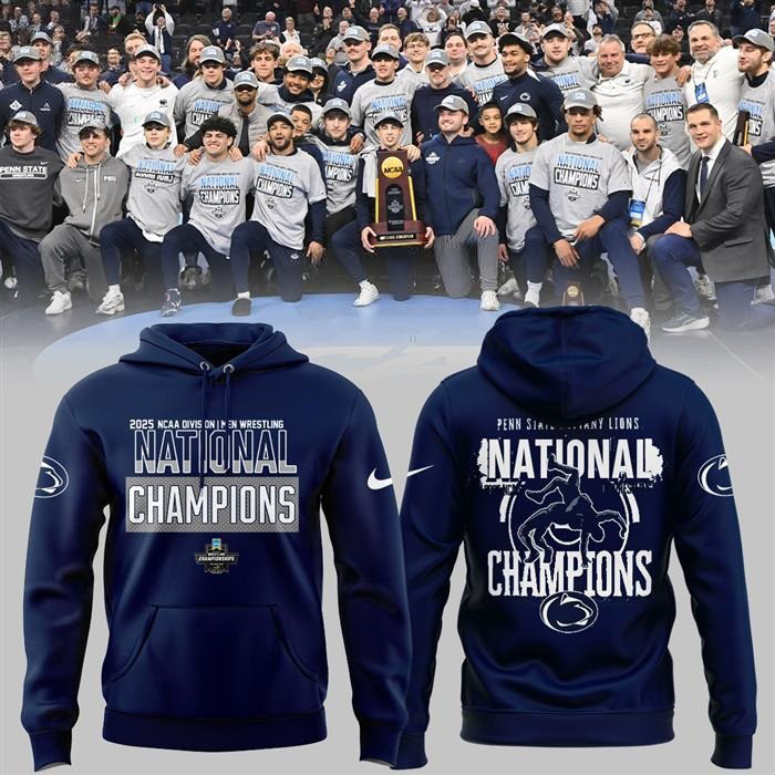 Penn State Nittany Lions Wrestling National Champions Hoodie Presents For Football Fans