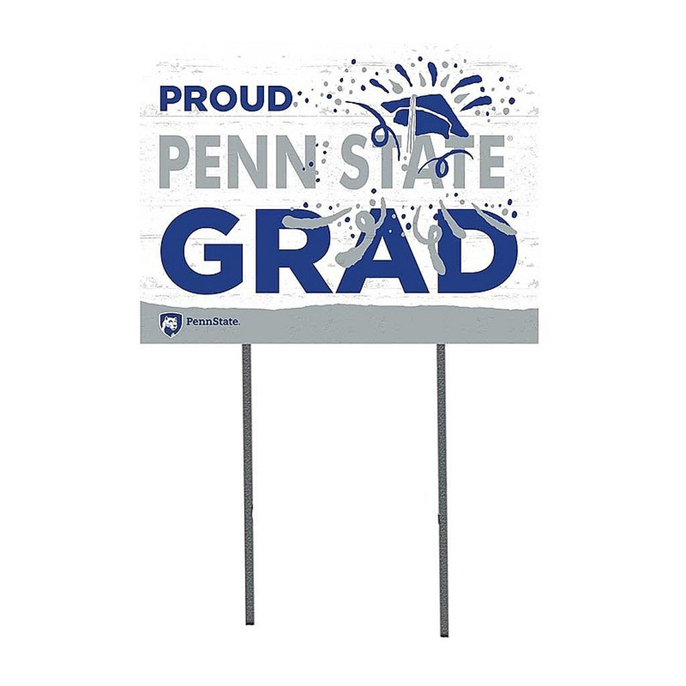 Penn State Proud Grad Graduation Yard Sign Lawn Decor