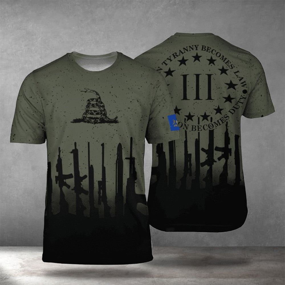 Pennsylvania Patriots When Tyranny Becomes Law T-Shirt Gun Lover Gadsden Flag Snake Apparel Men Pennsylvania Patriots When Tyranny Becomes Law T-Shirt Gun Lover Gadsden Flag Snake Apparel Men