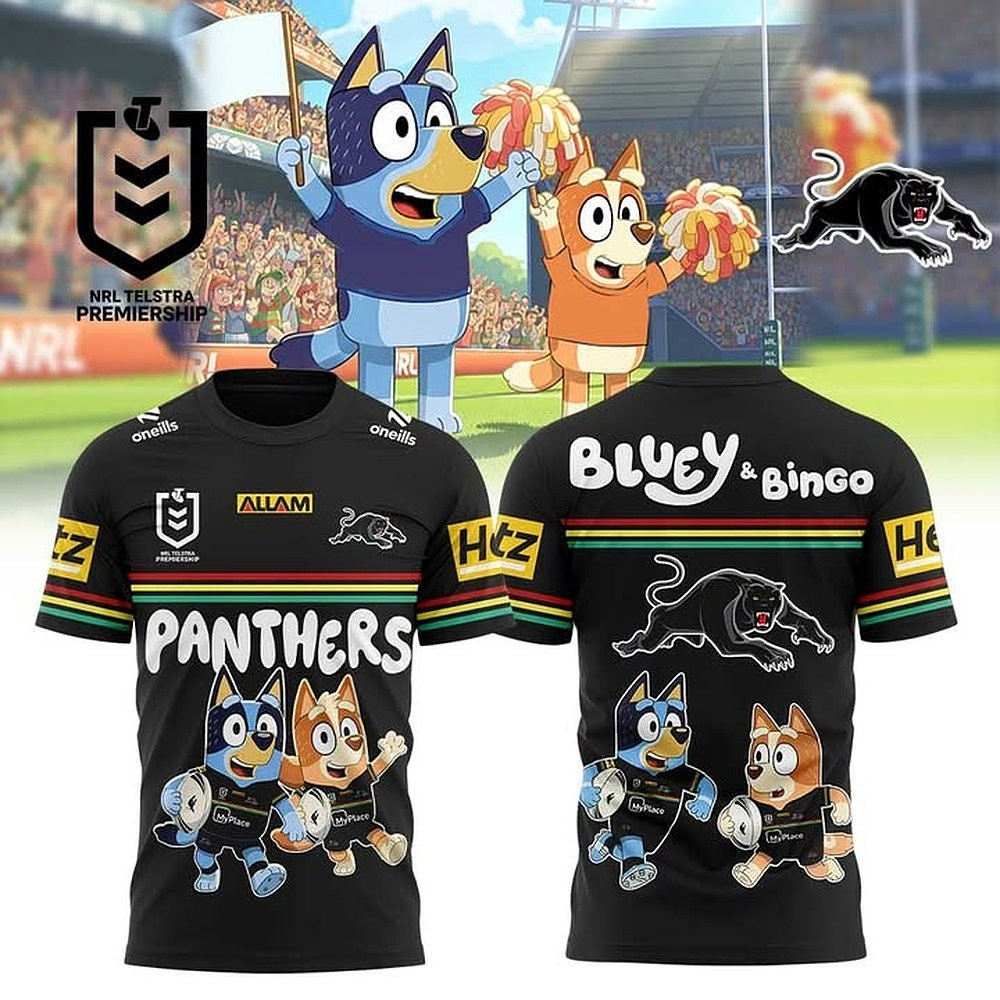 Penrith Panthers x Bluey and Bingo Limited T-Shirt