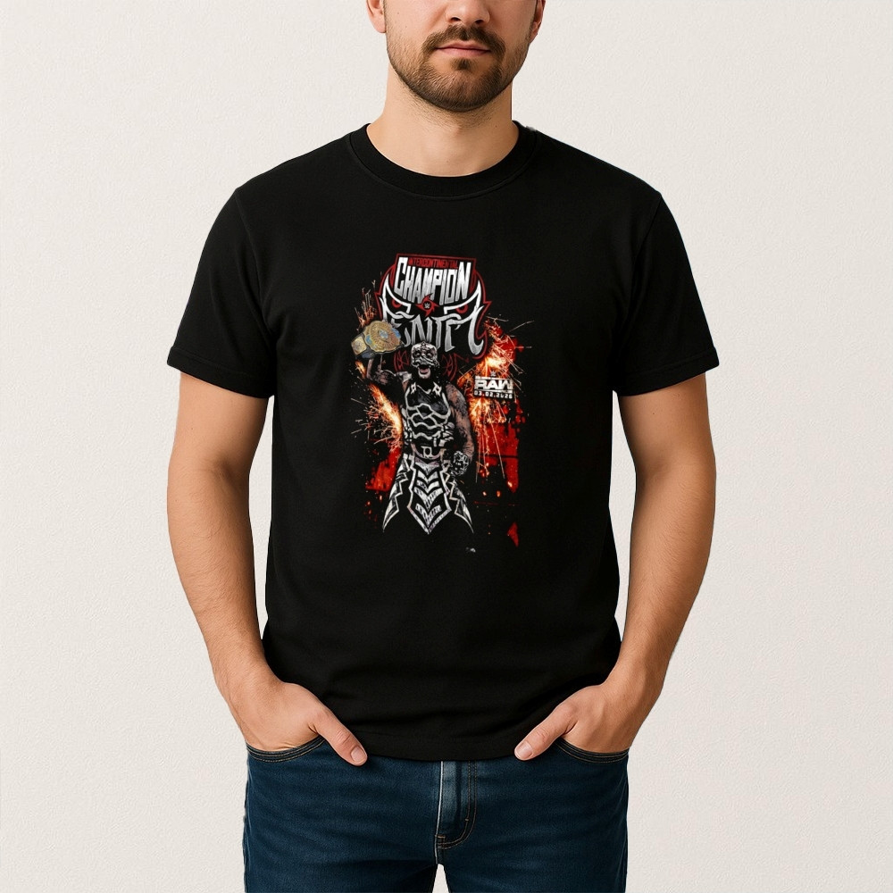 Penta El Zero Miedo T-Shirt WWE Intercontinental Championship Merch Wrestling Fan Gift
