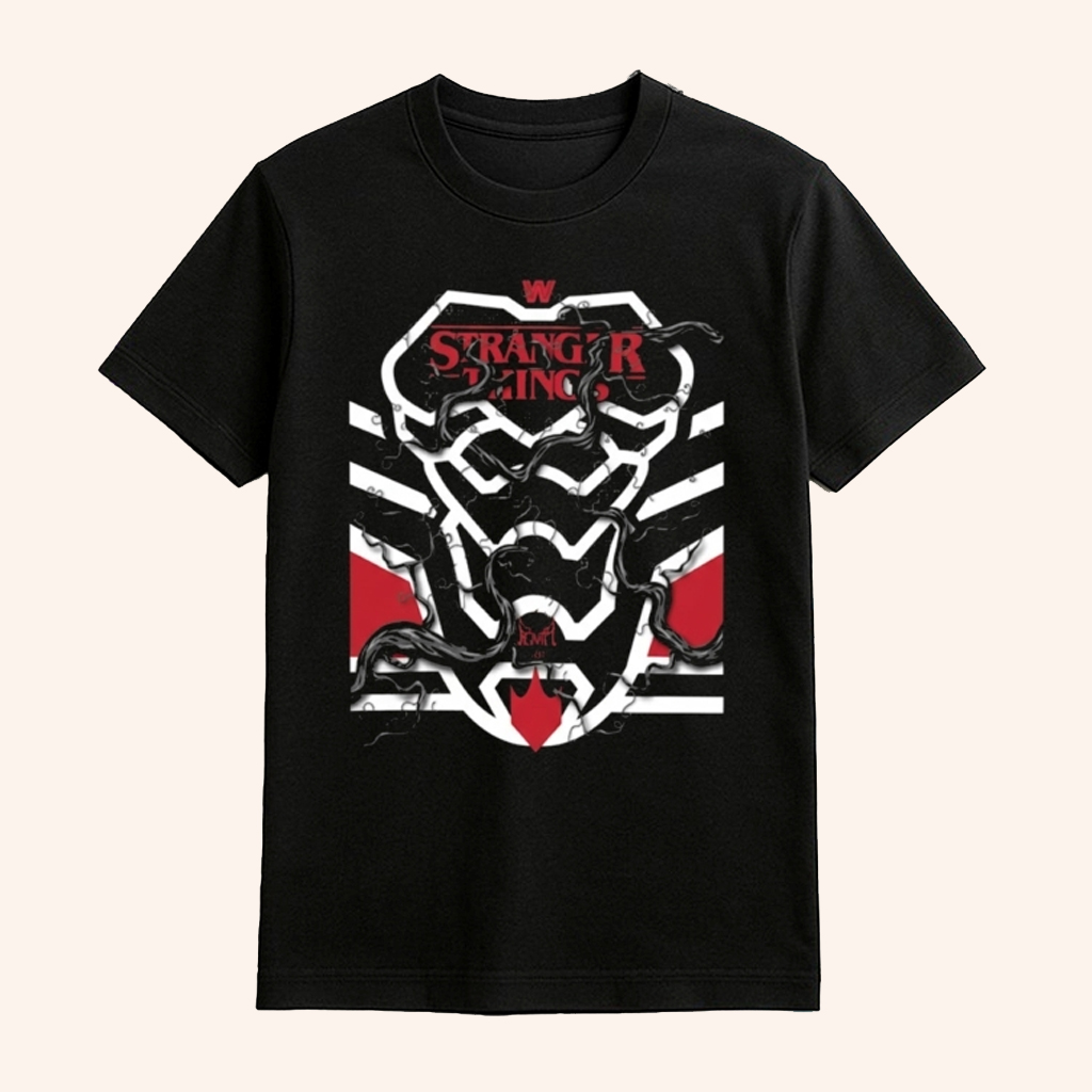 Penta WWE X Stranger Things Shirt Penta Merch Present Ideas For WWE Wrestling Fans