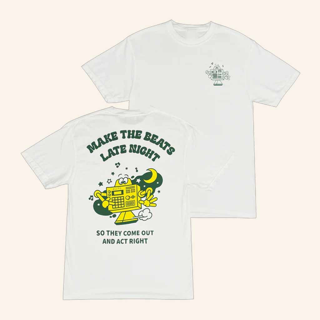 People Under The Stairs Merch Make The Beats Late Night T-Shirt Christmas Gifts For Friend People Under The Stairs Merch Make The Beats Late Night T-Shirt Christmas Gifts For Friend