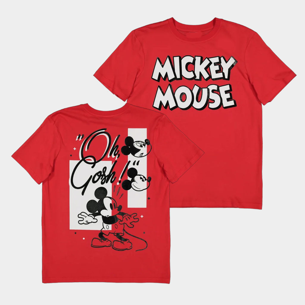 PEP Stores Merch Red Mickey Mouse T-Shirt Birthday Gift Ideas For Friends