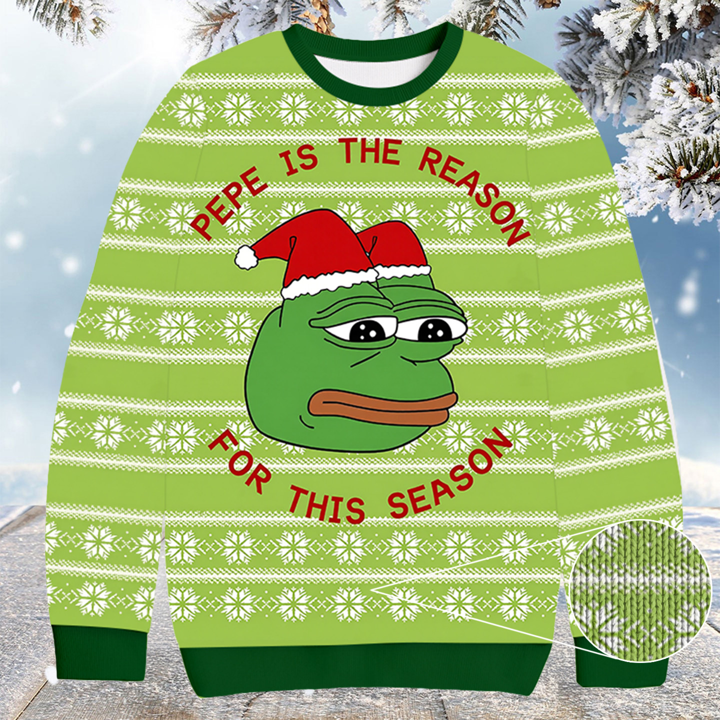 Pepe The Frog Dank Meme Christmas Ugly Sweater Good Xmas Gifts For Her