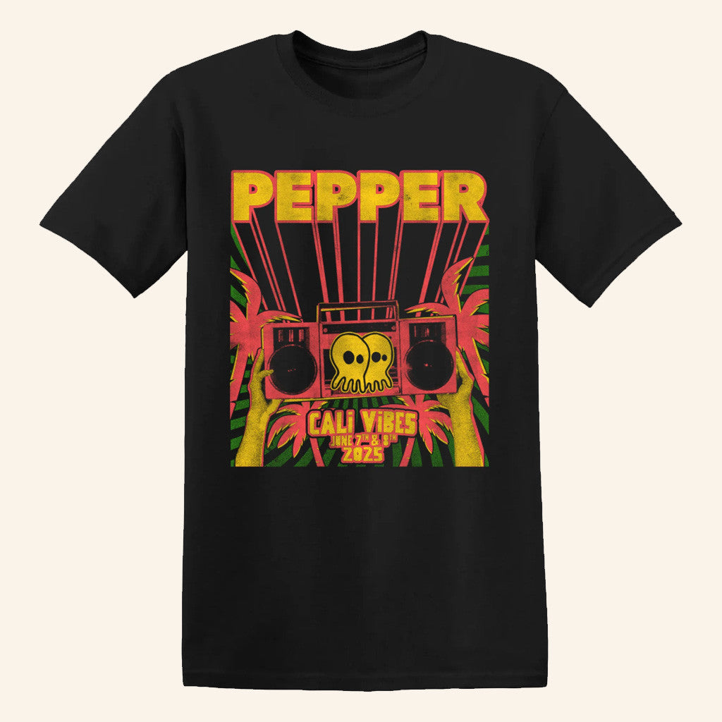 Pepper Merch Cali Vibes 2025 T-Shirt Presents For Boyfriend Pepper Merch Cali Vibes 2025 T-Shirt Presents For Boyfriend