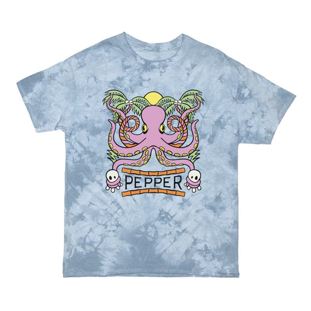 Pepper Merch Octo Blue Tie Dye T-Shirt Presents For Friends Pepper Merch Octo Blue Tie Dye T-Shirt Presents For Friends