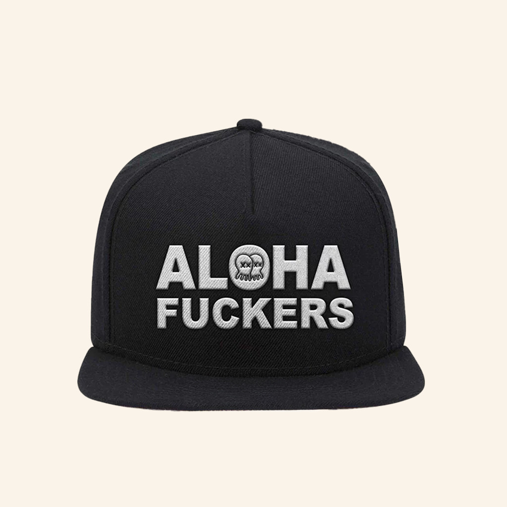 Pepper Merch Og Aloha F Embroidered Snapback Hat Gifts For Father