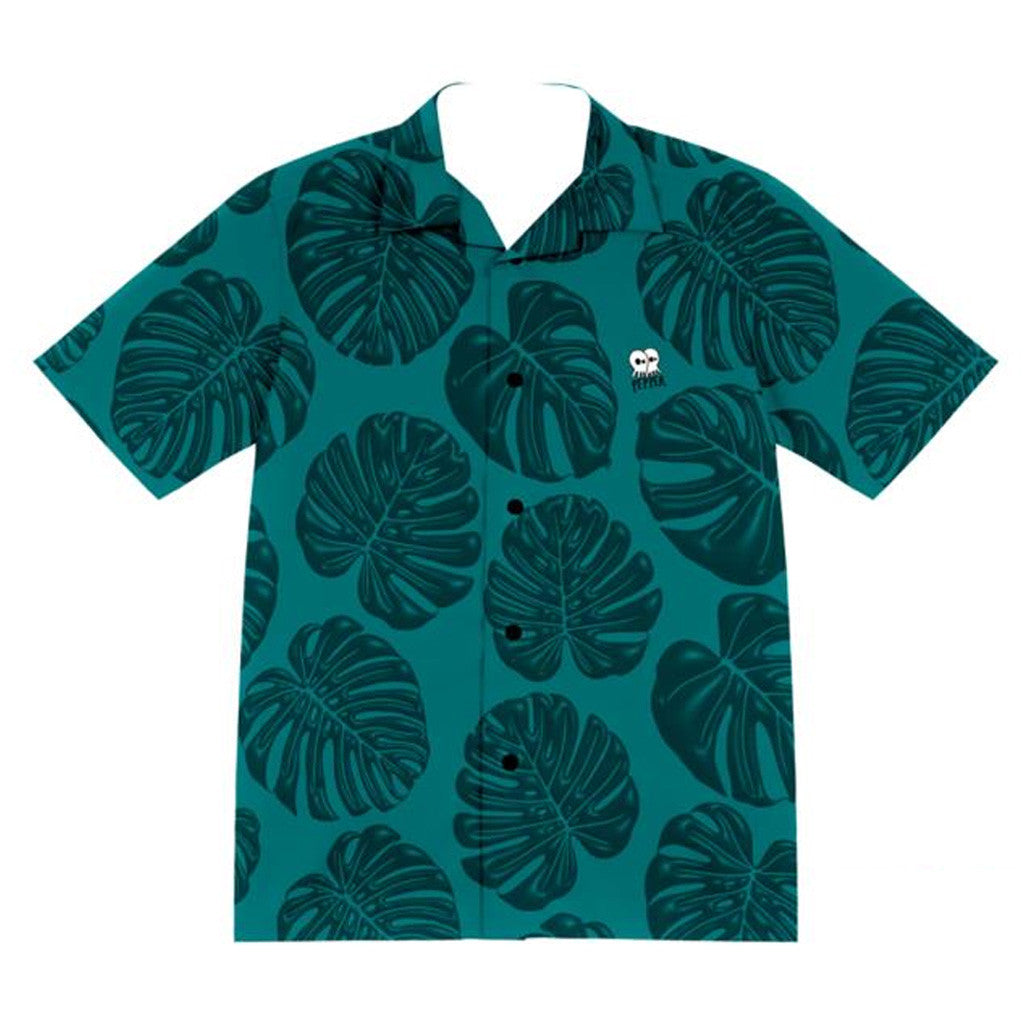 Pepperlive Merch Monstera Button Up Shirt Good Gifts For Boyfriend