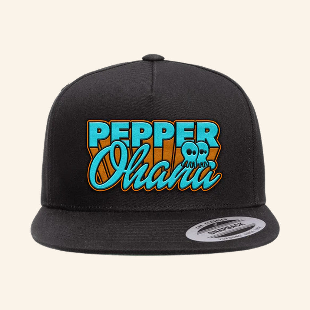 Pepperlive Merch Ohana Snapback Hat Gift Ideas For Boyfriend Pepperlive Merch Ohana Snapback Hat Gift Ideas For Boyfriend