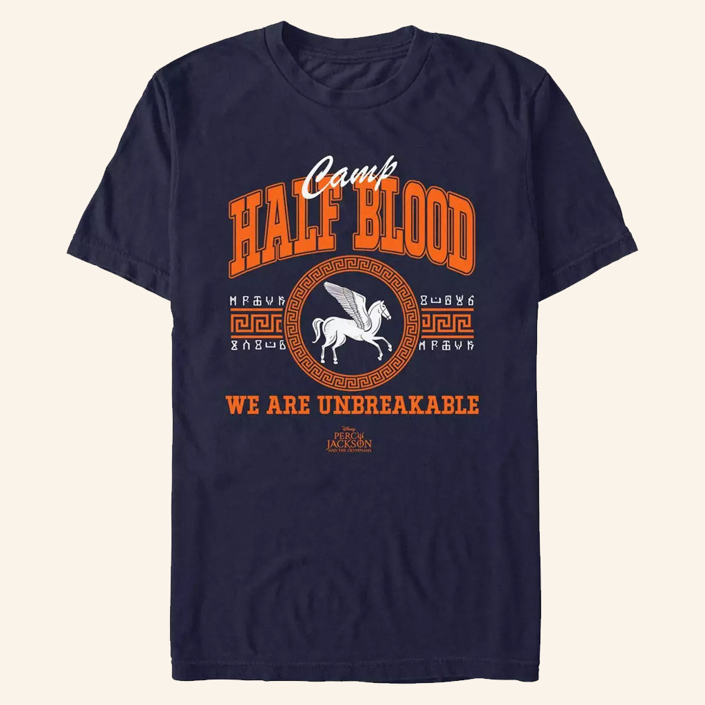 Percy Jackson Merch Percy Jackson And The Olympians Camp Half Blood Collegiate T-Shirt Him Gift Percy Jackson Merch Percy Jackson And The Olympians Camp Half Blood Collegiate T-Shirt Him Gift