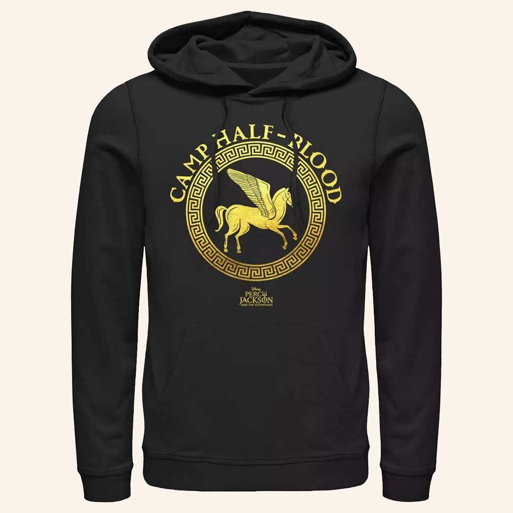 Percy Jackson Merch Percy Jackson And The Olympians Camp Half Blood Emblem Logo Hoodie Gifts