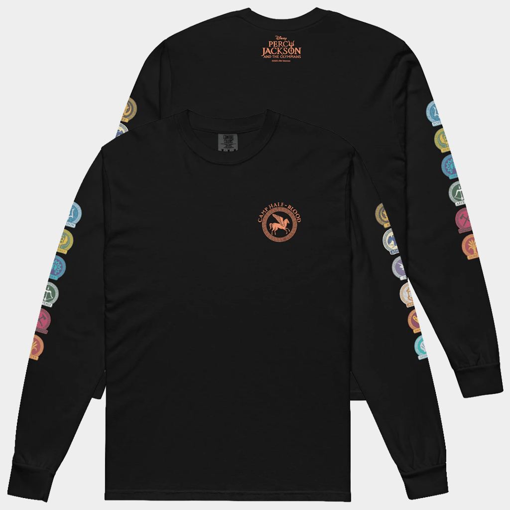Percy Jackson Merch Percy Jackson Long Sleeve T-Shirt Camp Half-Blood Cabins Shirt Him Gifts Percy Jackson Merch Percy Jackson Long Sleeve T-Shirt Camp Half-Blood Cabins Shirt Him Gifts