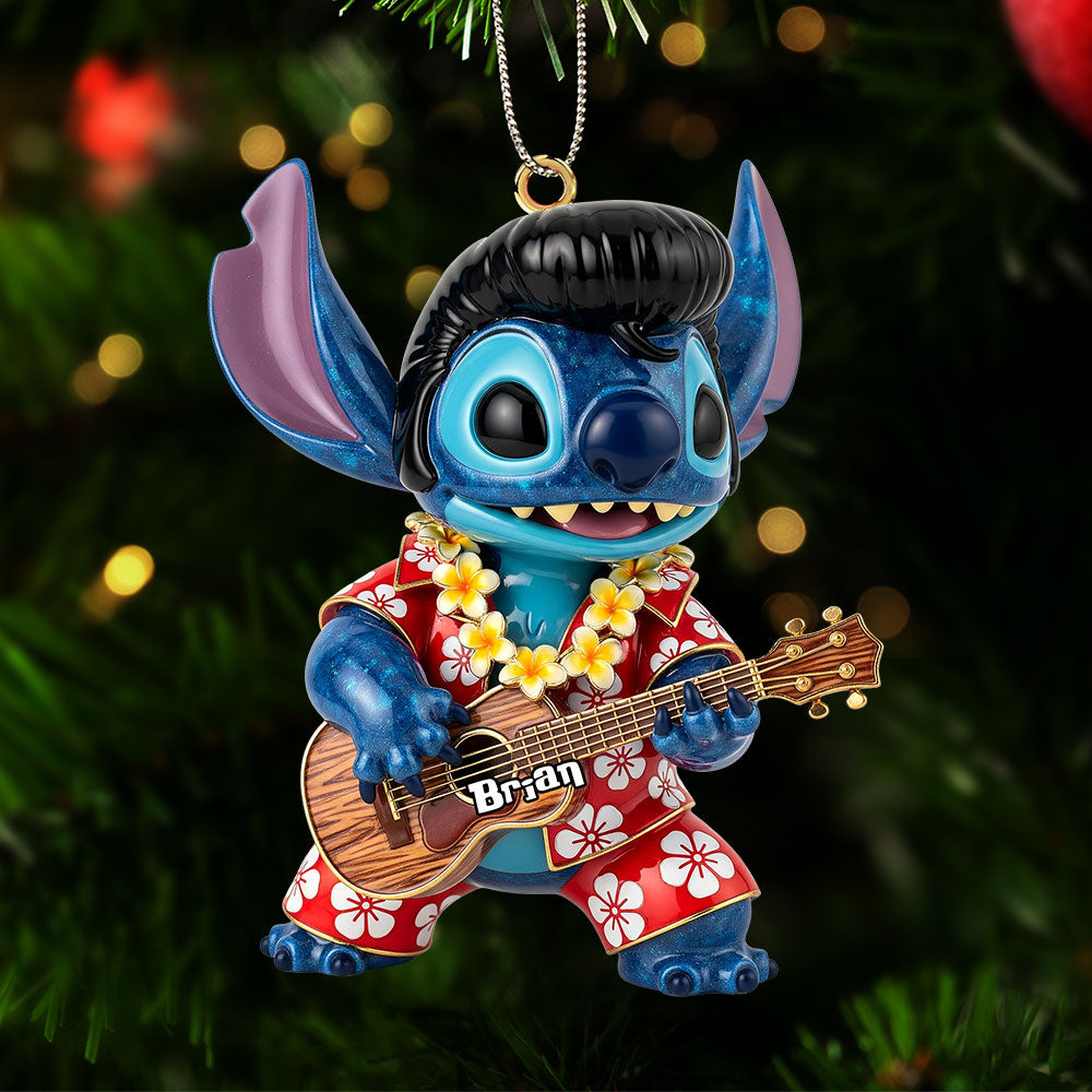 Performing Monster Acrylic Christmas Ornament - Personalized Gifts For Christmas - Xmas Ornament Gift