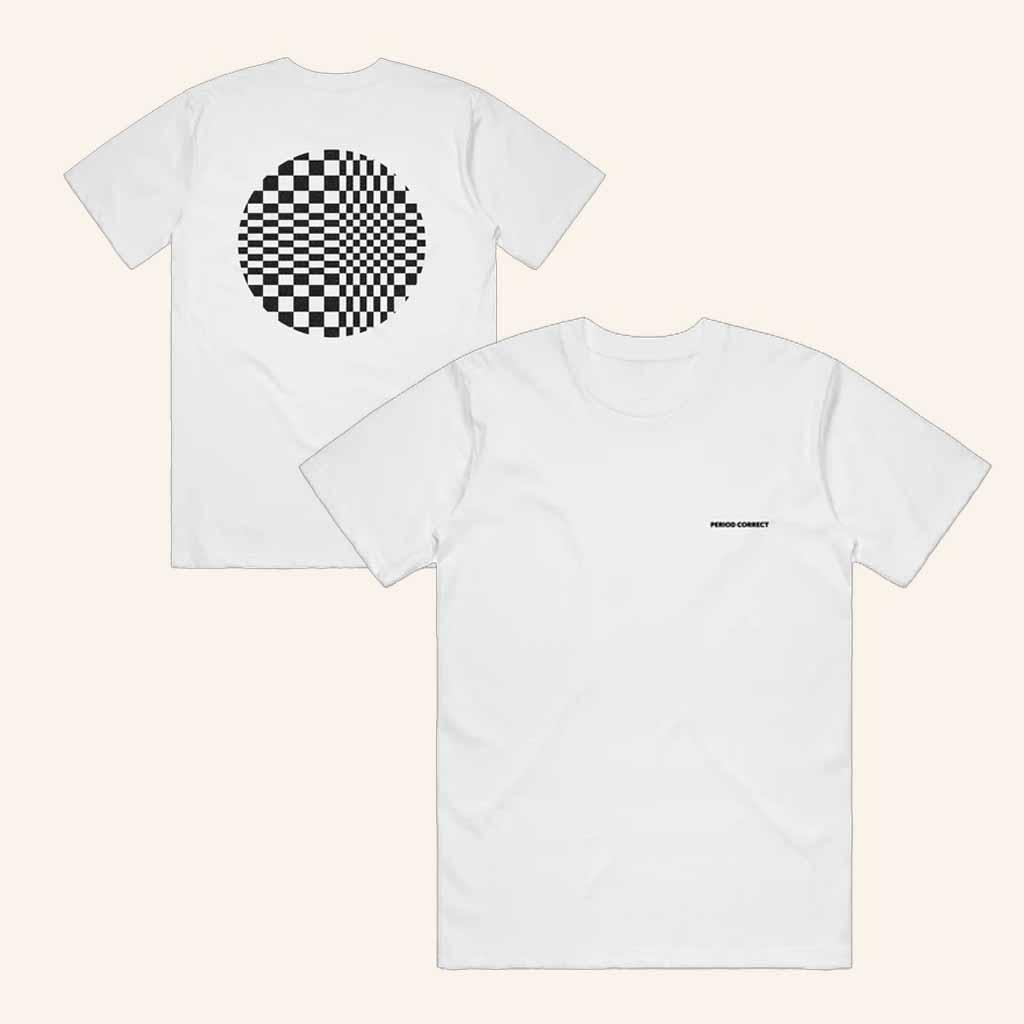 Period Correct Merch Checkered Meatball White T-Shirt Great Christmas Gifts For Men Period Correct Merch Checkered Meatball White T-Shirt Great Christmas Gifts For Men