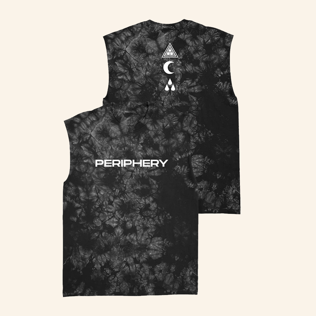 Periphery Merch Crystal Tie Dye Tank Top Presents For Music Lovers