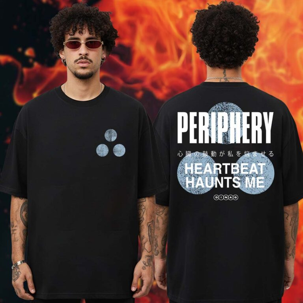 Periphery New Official Tour Merch Heartbeat T-Shirt Periphery Merch Presents For Music Lovers