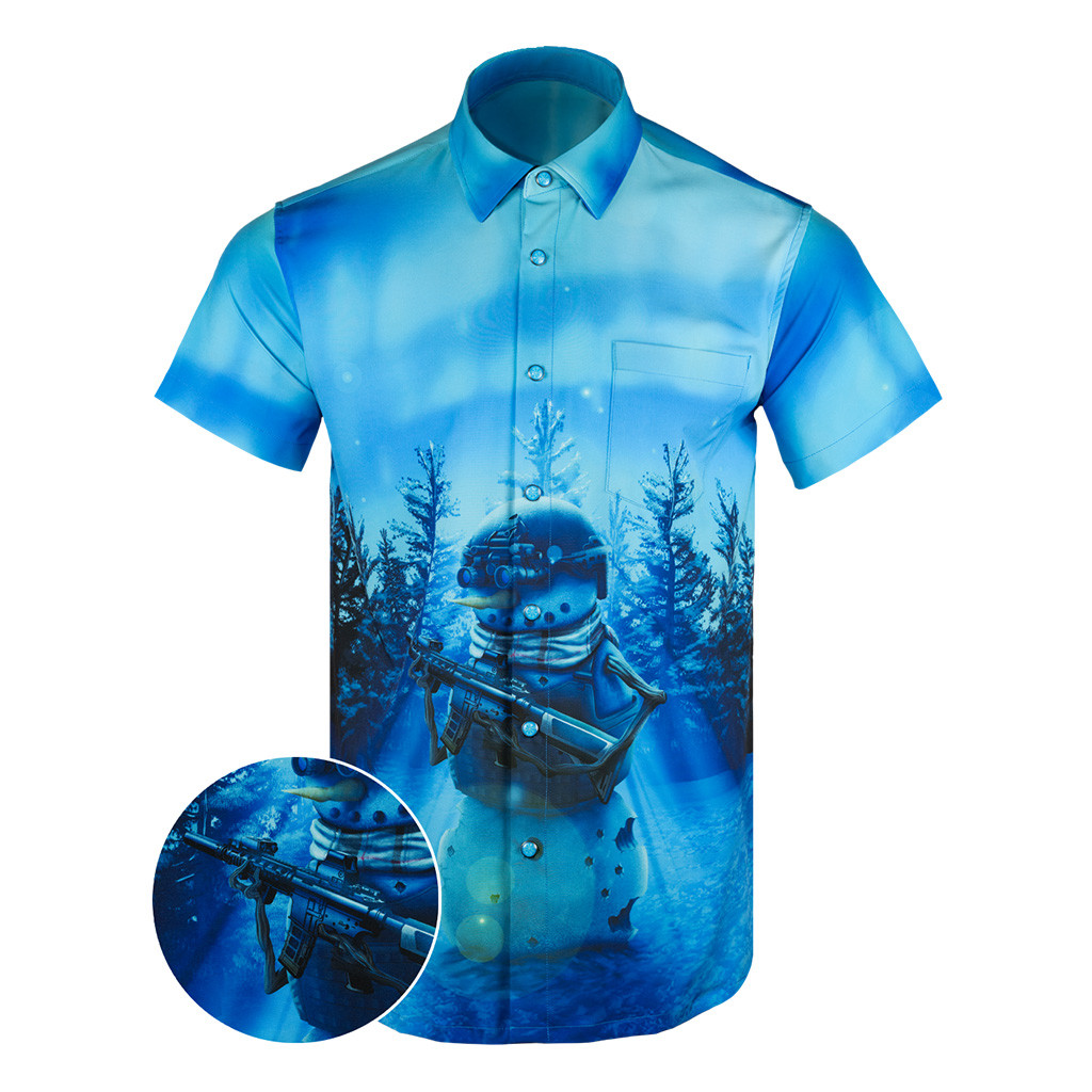 Permafrost Button Down Shirt Concealed Carry Hawaiian Shirt Gifts For Brother In Law
