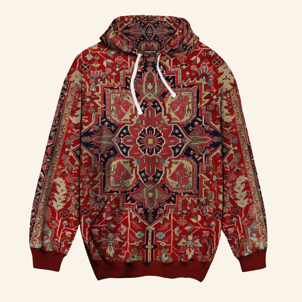 Persian Carpet Hoodie Unique Clothing Gifts For Husband Persian Carpet Hoodie Unique Clothing Gifts For Husband