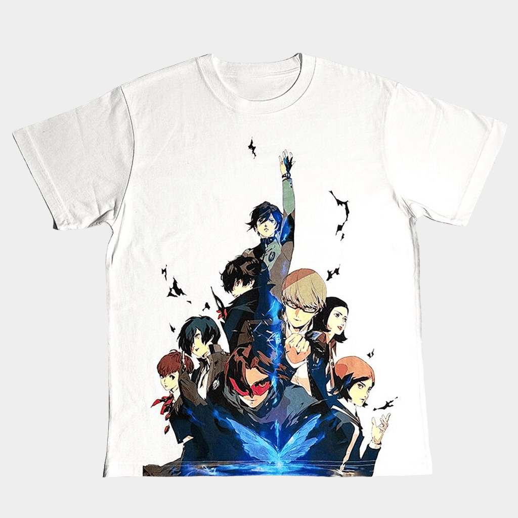 Persona 30Th Anniversary Merch The Key Visual T-Shirt Best Gift For Game Lovers